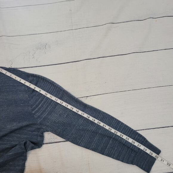Lucky Brand Size XL Men’s Blue Micro-Stripe Crewneck Pullover Sweater Casual - Picture 5 of 7